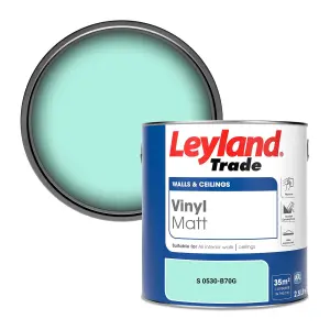 Leyland Trade Vinyl Matt Walls & Ceilings Emulsion Paint (S 0530-B70G) 2.5L