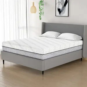 Irma Gel Cooling Memory Foam Mattress Two Side Sleep 20cm Medium Firm Super King (6')