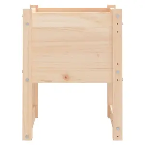 Berkfield Planters 2 pcs 40x40x52.5 cm Solid Wood Pine