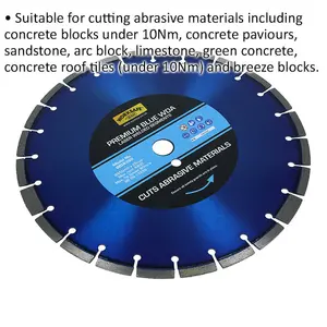 High-Performance 350mm Diamond Blade for Abrasive Materials with 25mm Bore