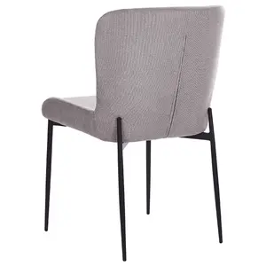 Set of 2 Dining Chairs ADA Dark Grey