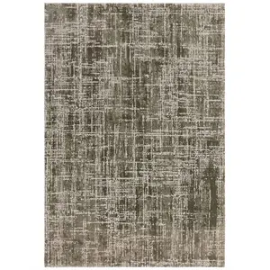 Abstract Green Luxurious Modern Easy To Clean Rug For Dining Room Bedroom & Living Room-160cm X 230cm