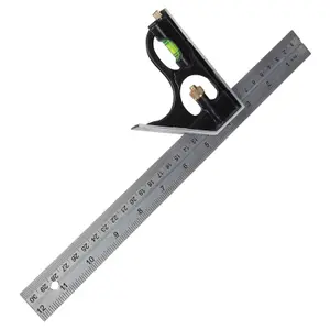 BlueSpot 300mm Adjustable Engineers Combination Try Square Right Angle Ruler 12"