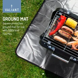 Valiant Fire Pit & BBQ Heat Protective Ground Mat (68cm x 68cm)