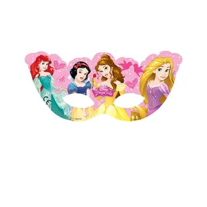 Disney Princess Characters Party Mask Multicoloured (One Size)