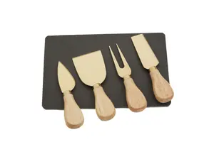 Maison by Premier Carter 4Pc Gold Finish Cheese cutter Set