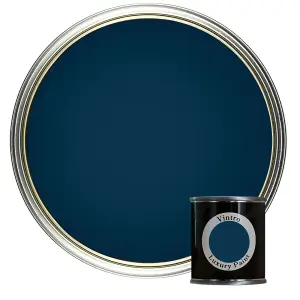 Vintro Luxury Matt Emulsion Blacky Blue, Multi Surface Paint for Walls, Ceilings & Wood- 125ml (Nightfall)