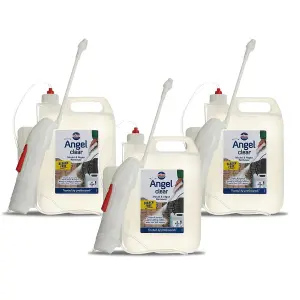 Nilco Angel Clear 15L Mould Algae Remover Cleaner Walls Tiles PVC Patios 3x 5L