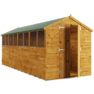 BillyOh Master Tongue and Groove Apex Wooden Shed - 16x6 - Windowed