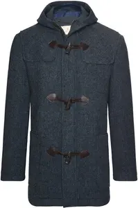 House Of Bruar Men's British Tweed Duffle Coat