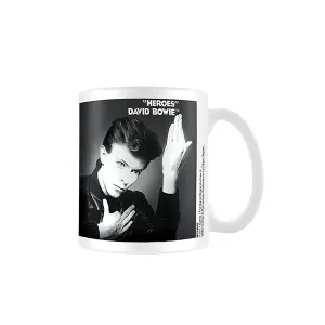 David Bowie Heroes Mug Black/White/Grey (One Size)