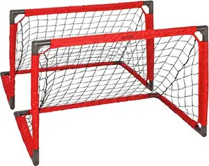 Opti Ball, Pump And 3 X 2ft 1 On 1 Football Goal - Set Of 2