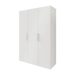 GoodHome Atomia Freestanding Matt white Chipboard Wardrobe (H)2250mm (W)1500mm (D)580mm