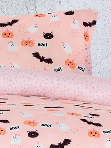 Smart Living Super Soft Spooky & Magical Halloween Reversible Duvet Cover with Pillowcase