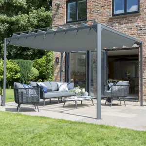 Norfolk Leisure Pandora Square Pergola, (H)2260mm (W)3000mm