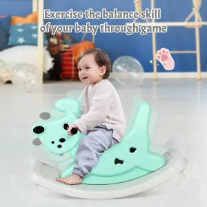 Costway Rocking Horse Infant Baby Ride On Toy for Toddler Ages 6 Mons Up