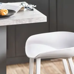 Dragan Bar Stool (Set of 2) White