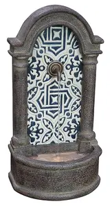 Aqua Creations Devondale Tiled Classic Mains Plugin Powered Water Feature with Protective Cover