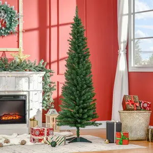 Green Spruce Artificial Christmas Tree 4.9' H