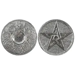 Something Different Pentagram Incense Holder Silver (One Size)