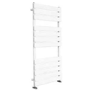 Nes Home 1200 X 600 mm White Flat Panel Towel Radiator