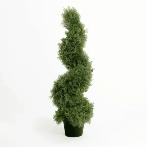 Blooming Artificial - 90cm / 3ft Fake Cedar Spiral- Pack of 2