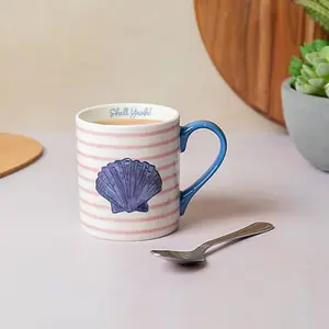 Mikasa Shell 280ml Straight-Sided Mug