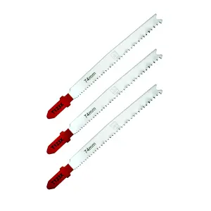 Universal T-shank Jigsaw blade SJG63767 (T123X) (L)100mm, Pack of 3