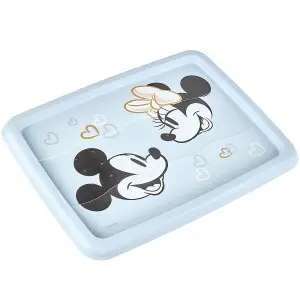 Keeeper Mickey Mouse Storage Box with Lid 15 Litre Cloudy Blue