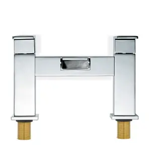 Nes Home Origin Waterfall Basin Mono Mixer Tap and Bath Filler Tap with Waste