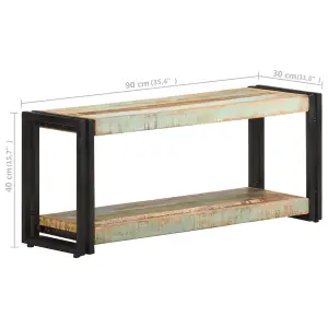 Berkfield TV Cabinet 90x30x40 cm Solid Reclaimed Wood