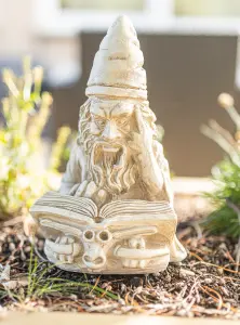 Stone Effect Wizard Garden Ornament