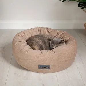 Polyester Pet Bed Light Brown / Large (18-32kg)