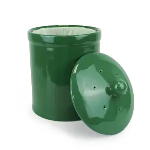 Portland Compost Caddy - Dark Green