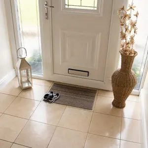  Non-Slip Indoor Door Mat Beige / Rectangle W40 x L60 cm