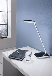 Table Desk Lamp Colour Balck Touch On/Off Dimming Bulb LED 4.5W Included