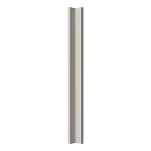 GoodHome Ashmead Matt pebble Standard Corner post, (W)57mm (L)715mm