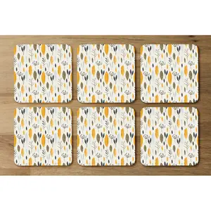 Square 6 Piece Coaster Set (Set of 6)