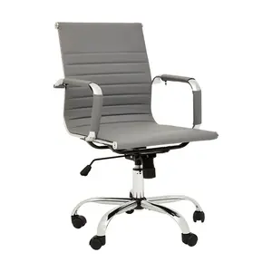 Interiors by Premier Brent Grey Low Back Home Office Chair