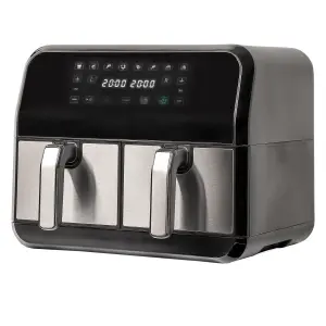 SIA 8 Litre Dual Basket Air Fryer