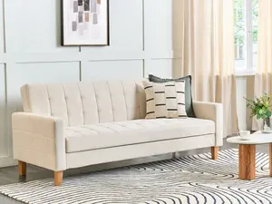 Retro Sofa Bed Off-White VEHKOO