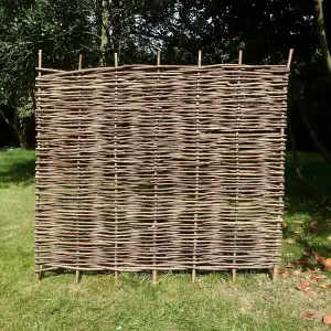 3ft x 6ft Hazel Hurdle Fence Panel Premium Weave