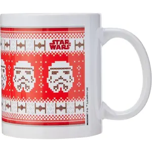 Star Wars Stormtrooper Christmas Mug Red/White (One Size)