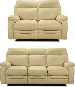 Argos Home Paolo 2 & 3 Seater Manual Recliner Sofas - Ivory