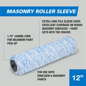 Harris Trade Extra long Pile Polyamide Roller sleeve (D)4.44mm