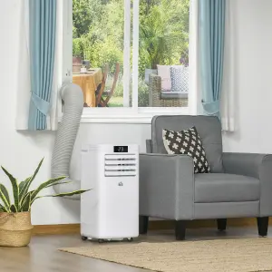 HOMCOM 7000 BTU Air Conditioner Portable AC Unit with Remote, for Bedroom