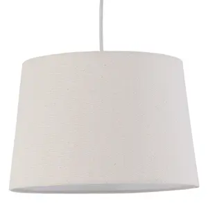 First Choice Lighting Zoey Natural Linen Easy Fit Pendant or Lamp Shade