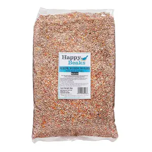 Happy Beaks No Mess Wild Bird Seed - No Grow No Husk No Waste Feed Mix (12.75kg) High Energy Premium Food