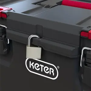 Keter Stack N Roll Modular Tool Organization System for Easy Transport and Storage