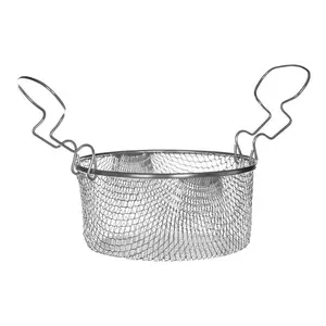 Fryer Basket with Curved Handle